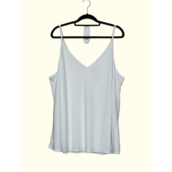 Refinity Womens Cream Haley Cami Plus Size M - Picture 6 of 8